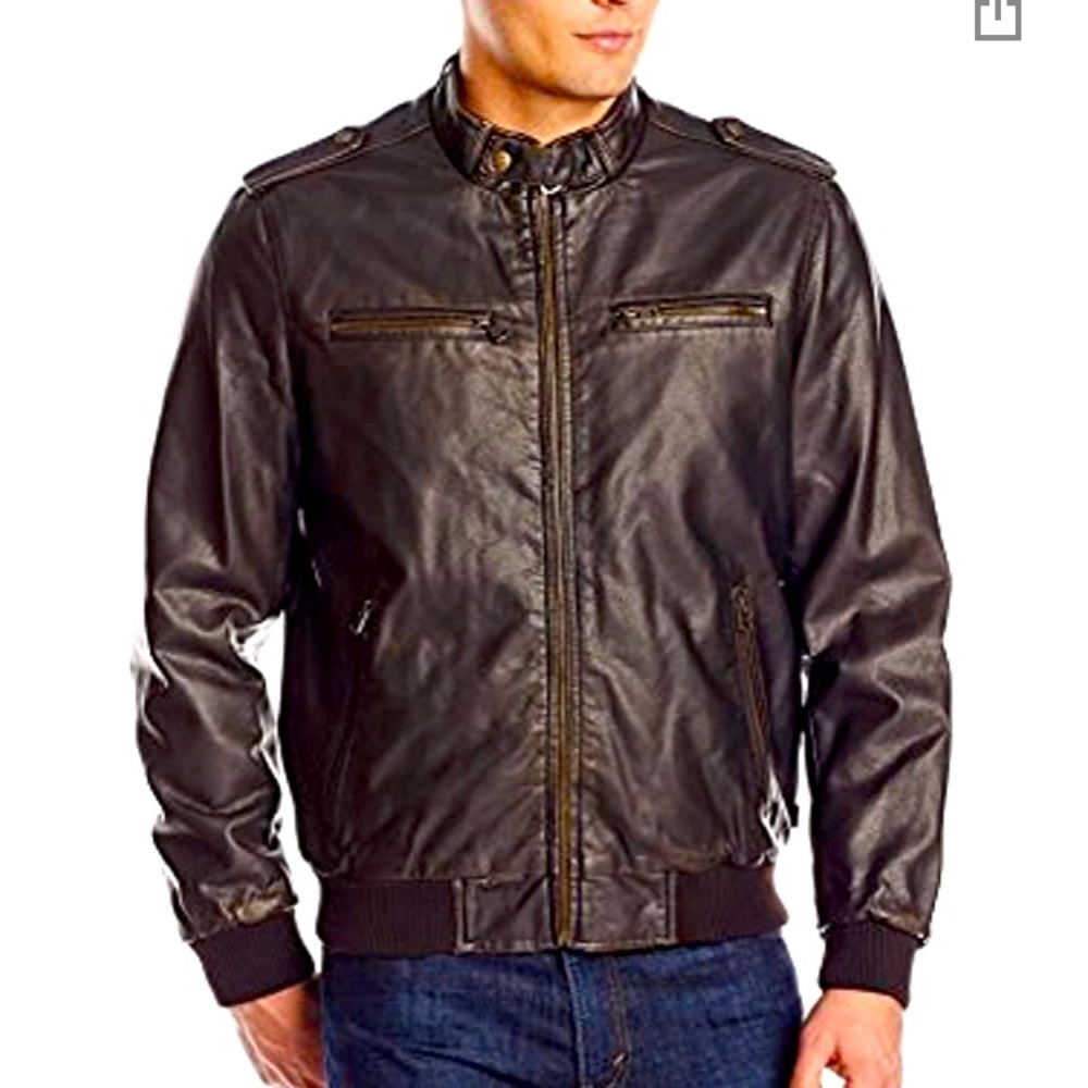 Men’s Levi’s Faux Leather Bomber Jacket